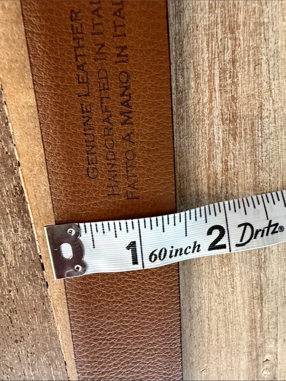 Joseph Abboud Men’s Leather‎ Belt Size 42 / 105 Brown Handcrafted in Italy EUC